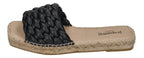 ESPADRIJ L'ORIGINALE Damen Pantolette - NICE - noir