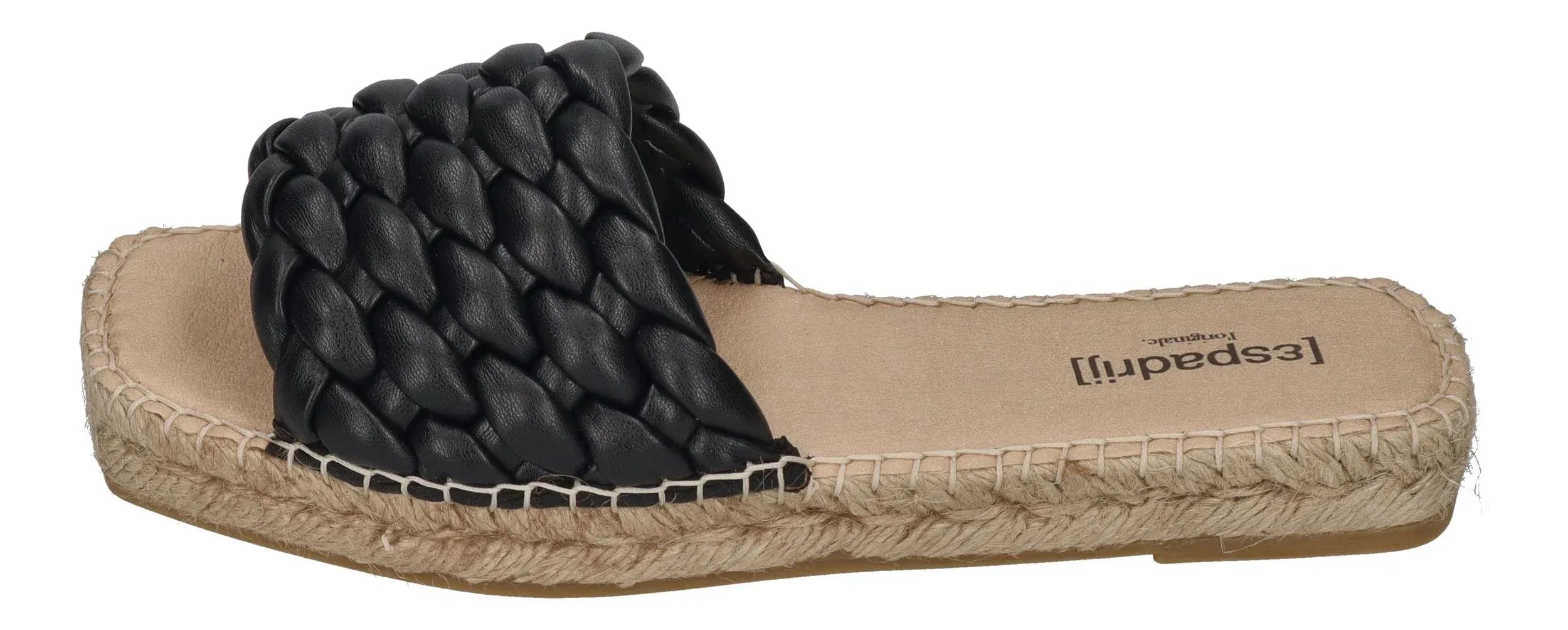 ESPADRIJ L'ORIGINALE Damen Pantolette - NICE - noir