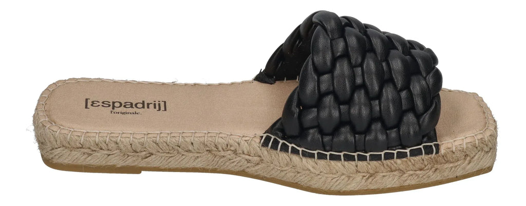 ESPADRIJ L'ORIGINALE Damen Pantolette - NICE - noir
