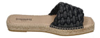ESPADRIJ L'ORIGINALE Damen Pantolette - NICE - noir
