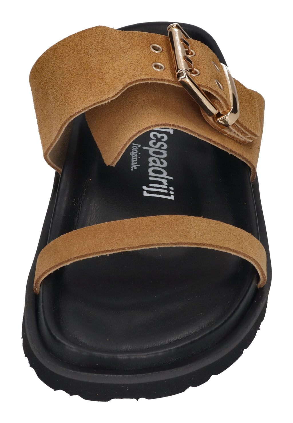 ESPADRIJ L'ORIGINALE Damen Pantolette NOVA VELOUR BOLD tan clair – Pantoletten – Bild 3