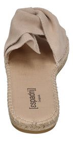 ESPADRIJ L'ORIGINALE Damen Pantolette PLAGE BOUCLE VELOUR beige