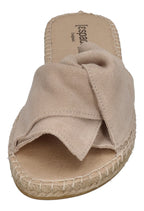 ESPADRIJ L'ORIGINALE Damen Pantolette PLAGE BOUCLE VELOUR beige