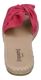 ESPADRIJ L'ORIGINALE Damen Pantolette - PLAGE BOUCLE VELOUR - pink
