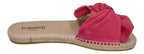 ESPADRIJ L'ORIGINALE Damen Pantolette - PLAGE BOUCLE VELOUR - pink
