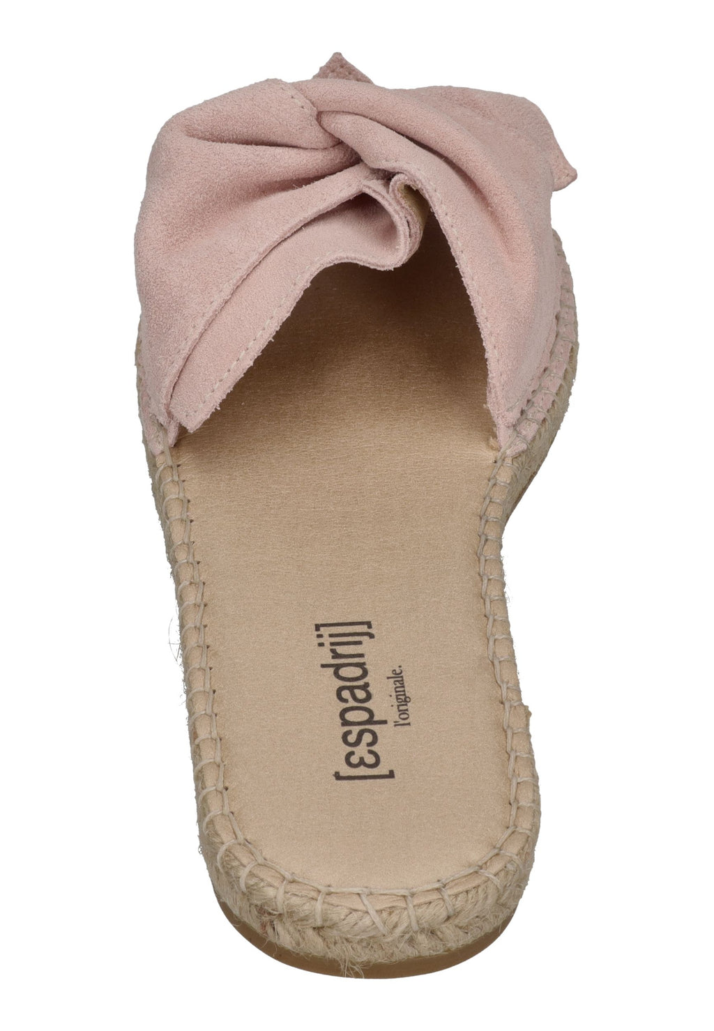 ESPADRIJ L'ORIGINALE Damen Pantolette PLAGE BOUCLE VELOUR rose