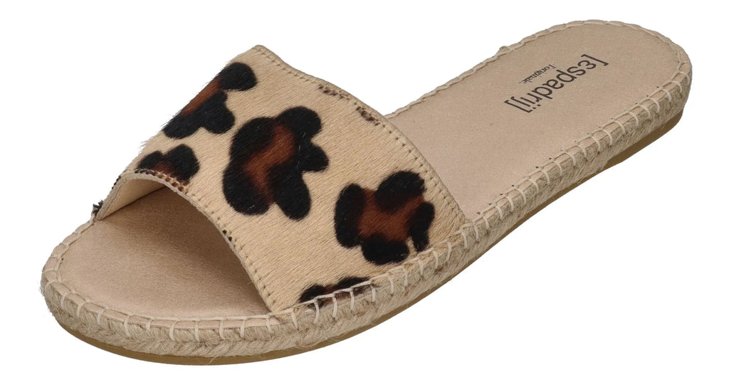 ESPADRIJ L'ORIGINALE Damen Pantolette - PLAGE LEO - leopard