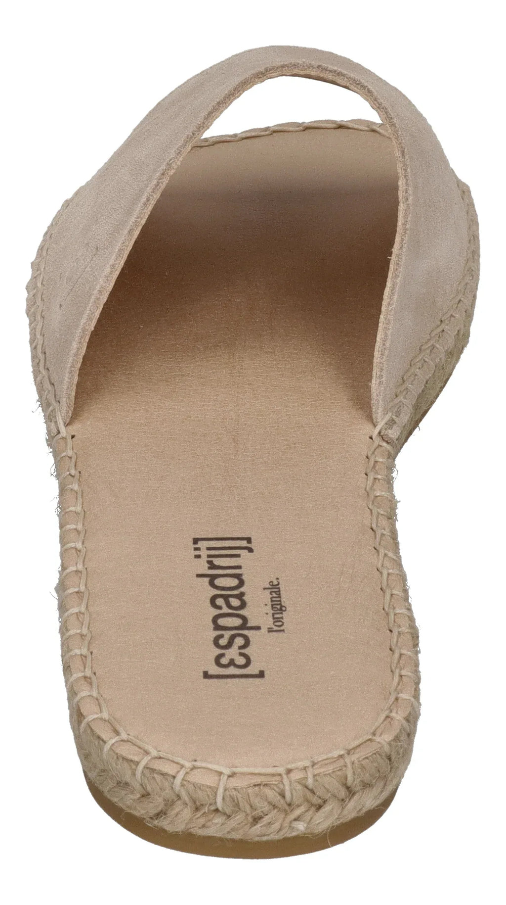 ESPADRIJ L'ORIGINALE Damen Pantolette PLAGE VELOUR beige