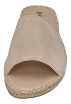 ESPADRIJ L'ORIGINALE Damen Pantolette PLAGE VELOUR beige