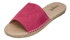 ESPADRIJ L'ORIGINALE Damen Pantolette - PLAGE VELOUR - pink
