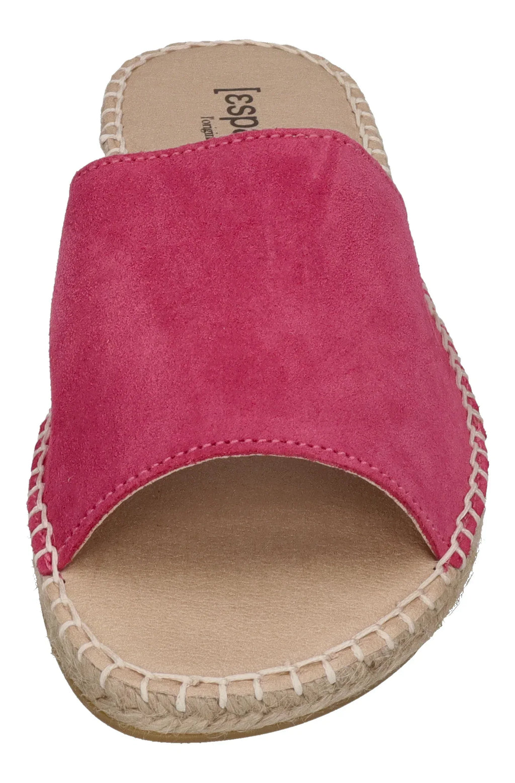 ESPADRIJ L'ORIGINALE Damen Pantolette - PLAGE VELOUR - pink
