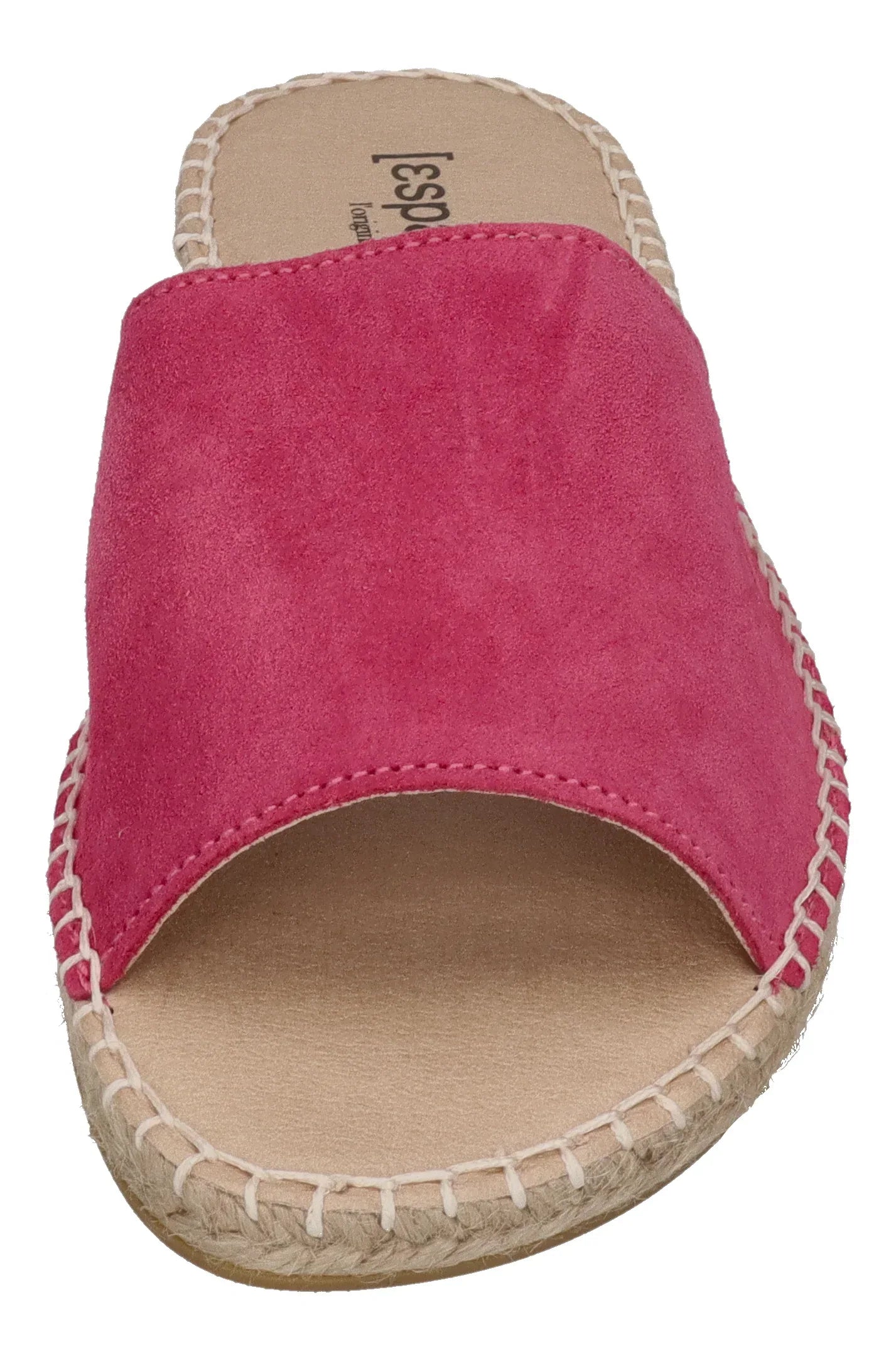 ESPADRIJ L'ORIGINALE Damen Pantolette - PLAGE VELOUR - pink