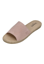 ESPADRIJ L'ORIGINALE Damen Pantolette PLAGE VELOUR rose