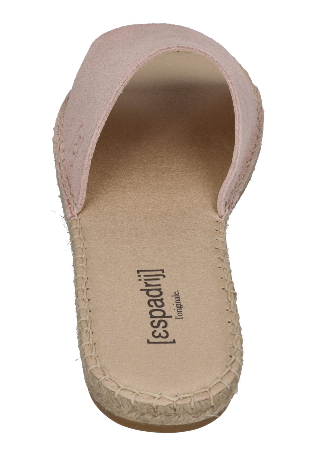 ESPADRIJ L'ORIGINALE Damen Pantolette PLAGE VELOUR rose