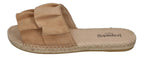 ESPADRIJ L'ORIGINALE Damen Pantoletten - PLAGE VOLANT - beige