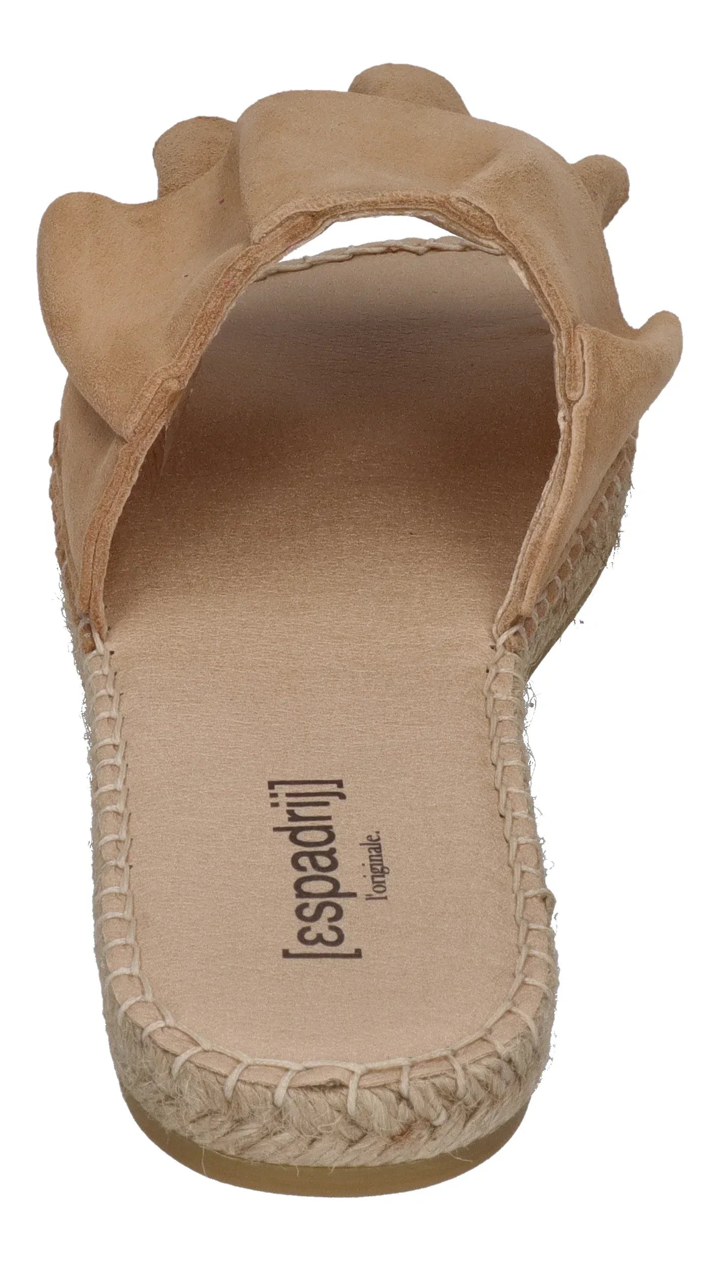 ESPADRIJ L'ORIGINALE Damen Pantoletten - PLAGE VOLANT - beige