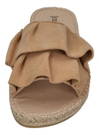 ESPADRIJ L'ORIGINALE Damen Pantoletten - PLAGE VOLANT - beige