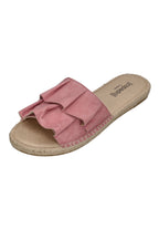 ESPADRIJ L'ORIGINALE Damen Pantolette PLAGE VOLANT rose