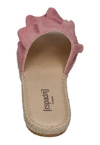 ESPADRIJ L'ORIGINALE Damen Pantolette PLAGE VOLANT rose