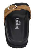 ESPADRIJ L'ORIGINALE Damen Pantolette SOLEA VELOUR tan clair