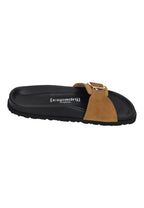 ESPADRIJ L'ORIGINALE Damen Pantolette SOLEA VELOUR tan clair