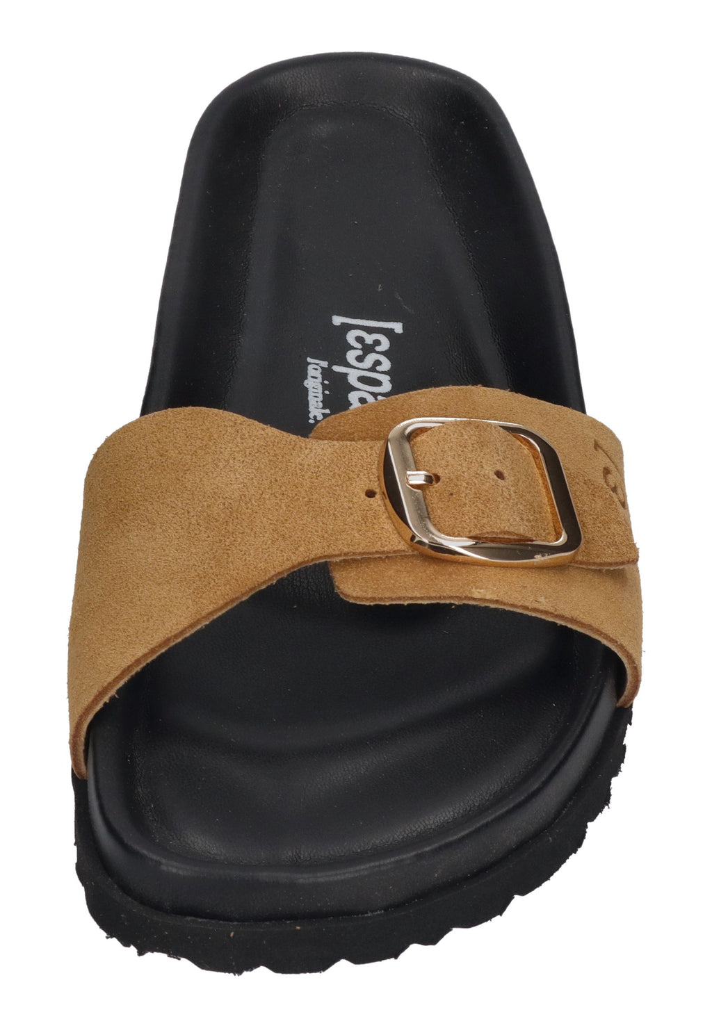 ESPADRIJ L'ORIGINALE Damen Pantolette SOLEA VELOUR tan clair