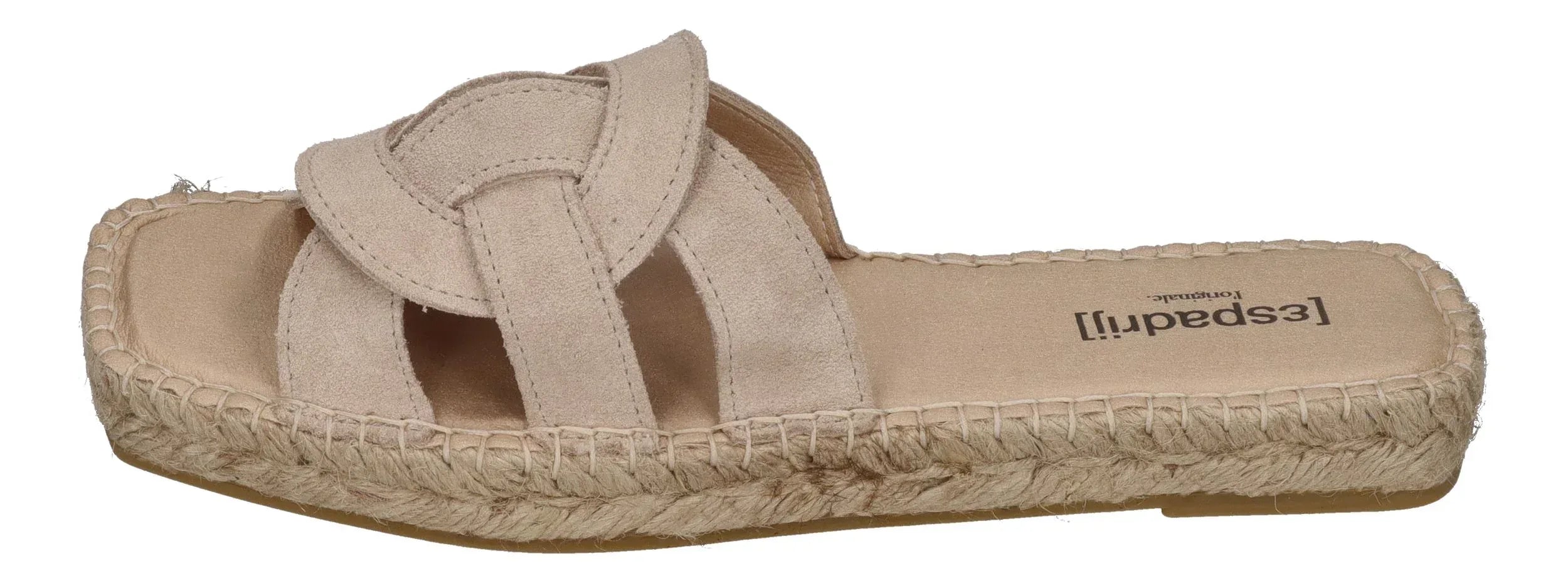 ESPADRIJ L'ORIGINALE Damen Pantoletten - TOURS VELOUR - beige
