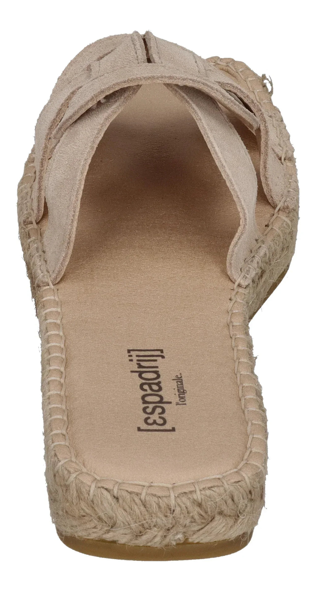 ESPADRIJ L'ORIGINALE Damen Pantoletten - TOURS VELOUR - beige