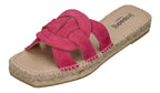 ESPADRIJ L'ORIGINALE Damen Pantoletten - TOURS VELOUR - pink