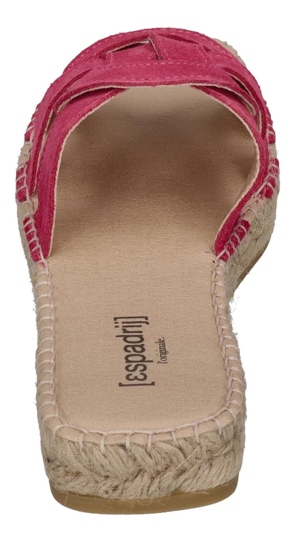ESPADRIJ L'ORIGINALE Damen Pantoletten - TOURS VELOUR - pink