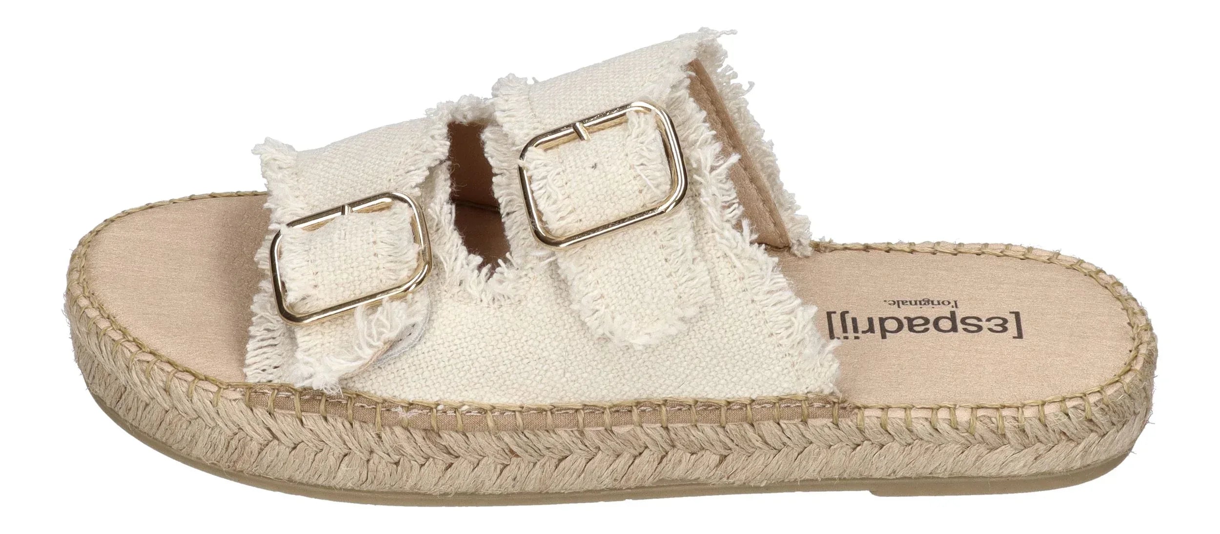 ESPADRIJ L'ORIGINALE Damen Pantoletten CLAQUETTE LINEN nature