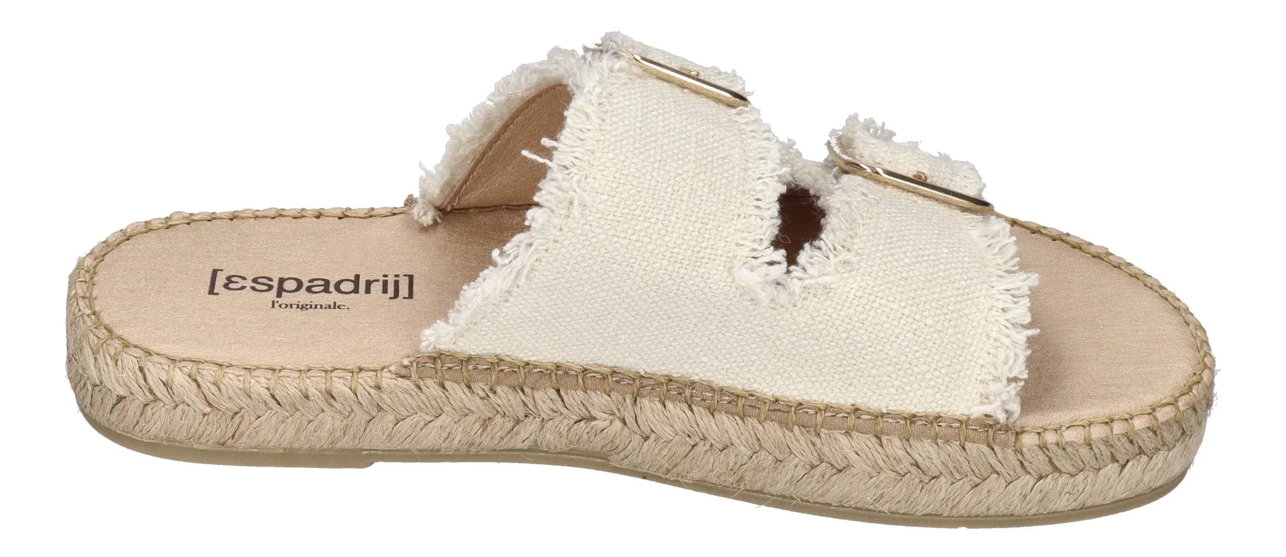 ESPADRIJ L'ORIGINALE Damen Pantoletten CLAQUETTE LINEN nature