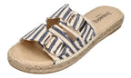 ESPADRIJ L'ORIGINALE Damen Pantoletten CLAQUETTE STRIPES marine