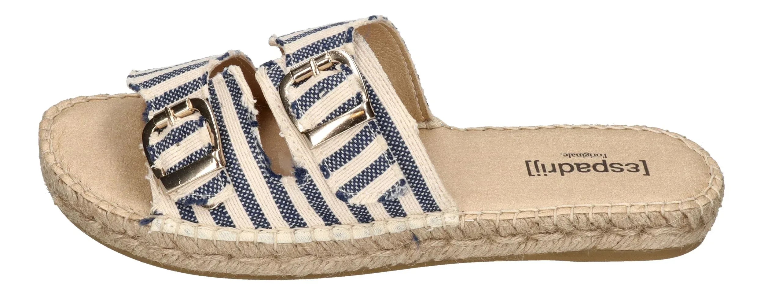 ESPADRIJ L'ORIGINALE Damen Pantoletten CLAQUETTE STRIPES marine