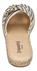ESPADRIJ L'ORIGINALE Damen Pantoletten CLAQUETTE STRIPES marine