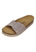 ESPADRIJ L'ORIGINALE Damen Pantoletten COPINE MONO VELOUR sable – Pantoletten