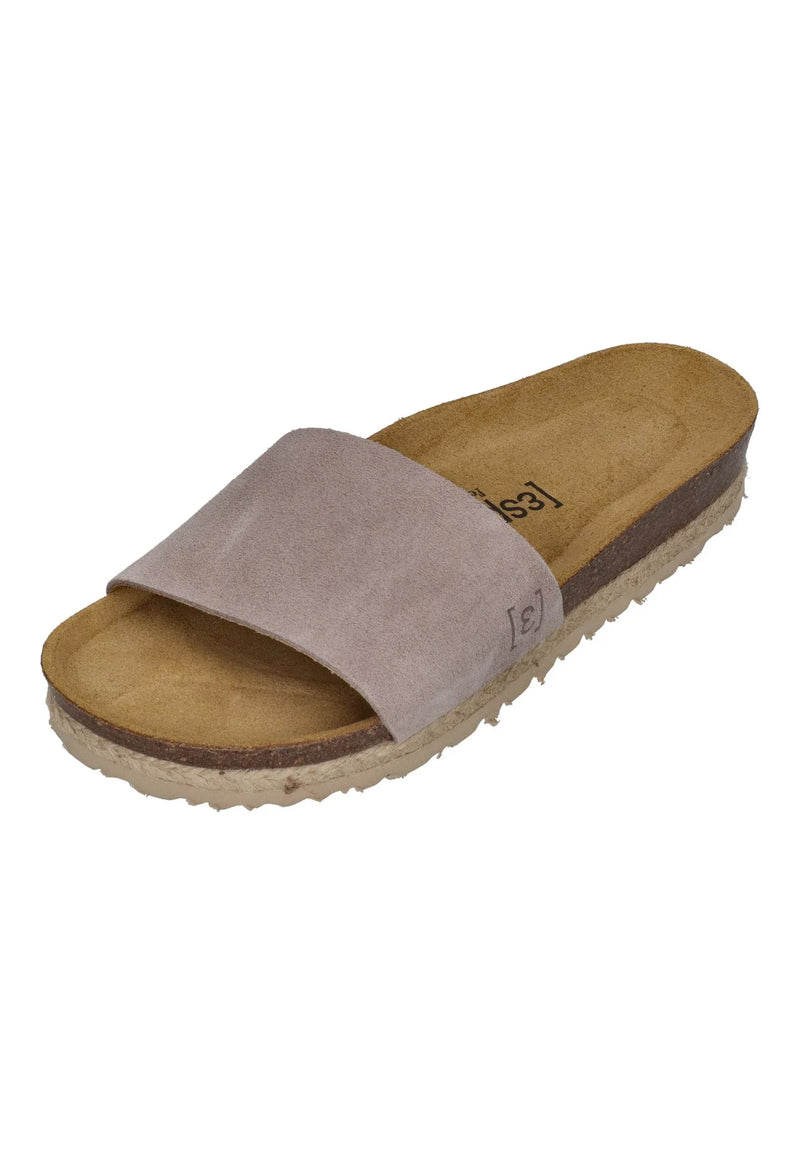 ESPADRIJ L'ORIGINALE Damen Pantoletten COPINE VELOUR sable