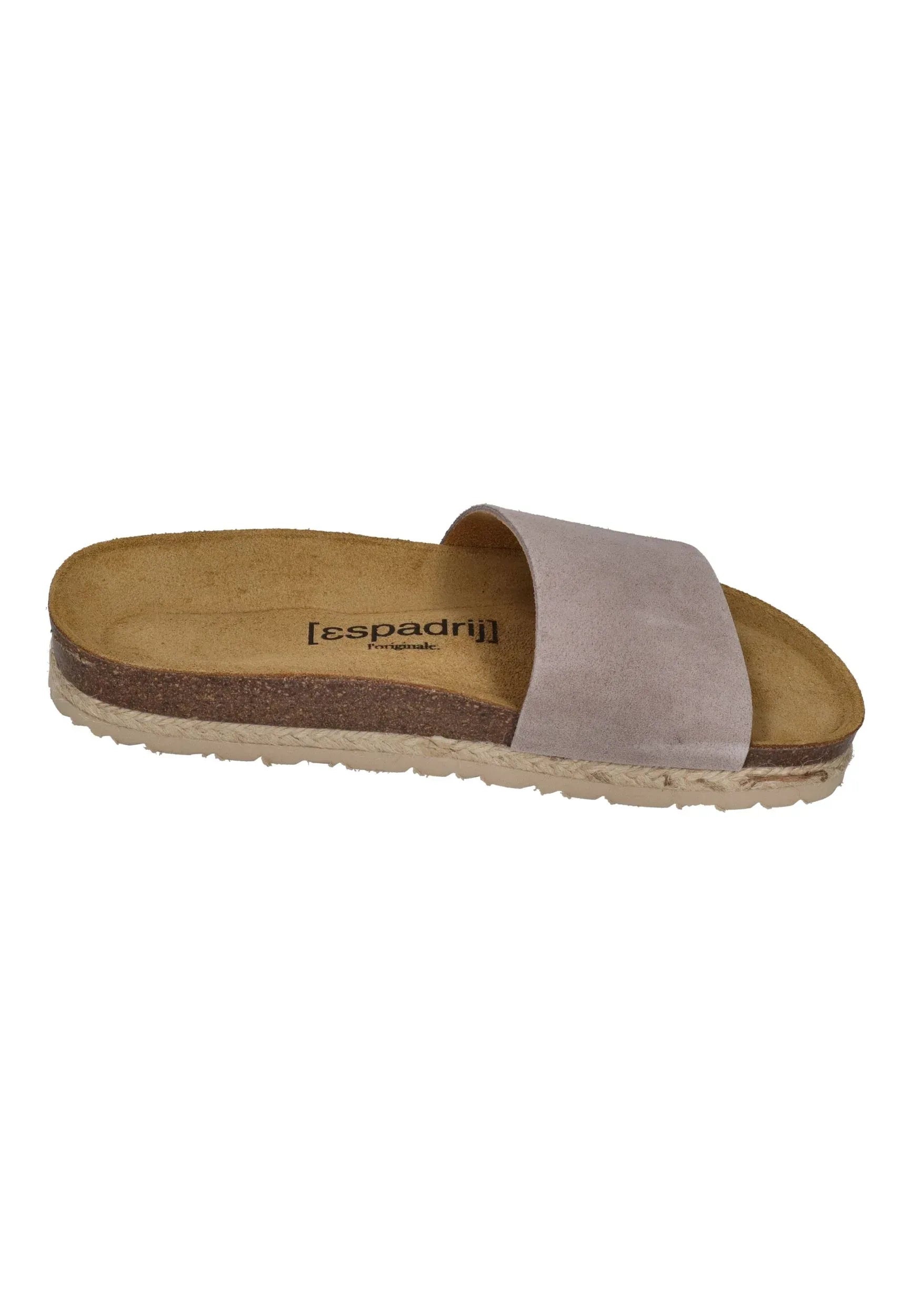 ESPADRIJ L'ORIGINALE Damen Pantoletten COPINE VELOUR sable