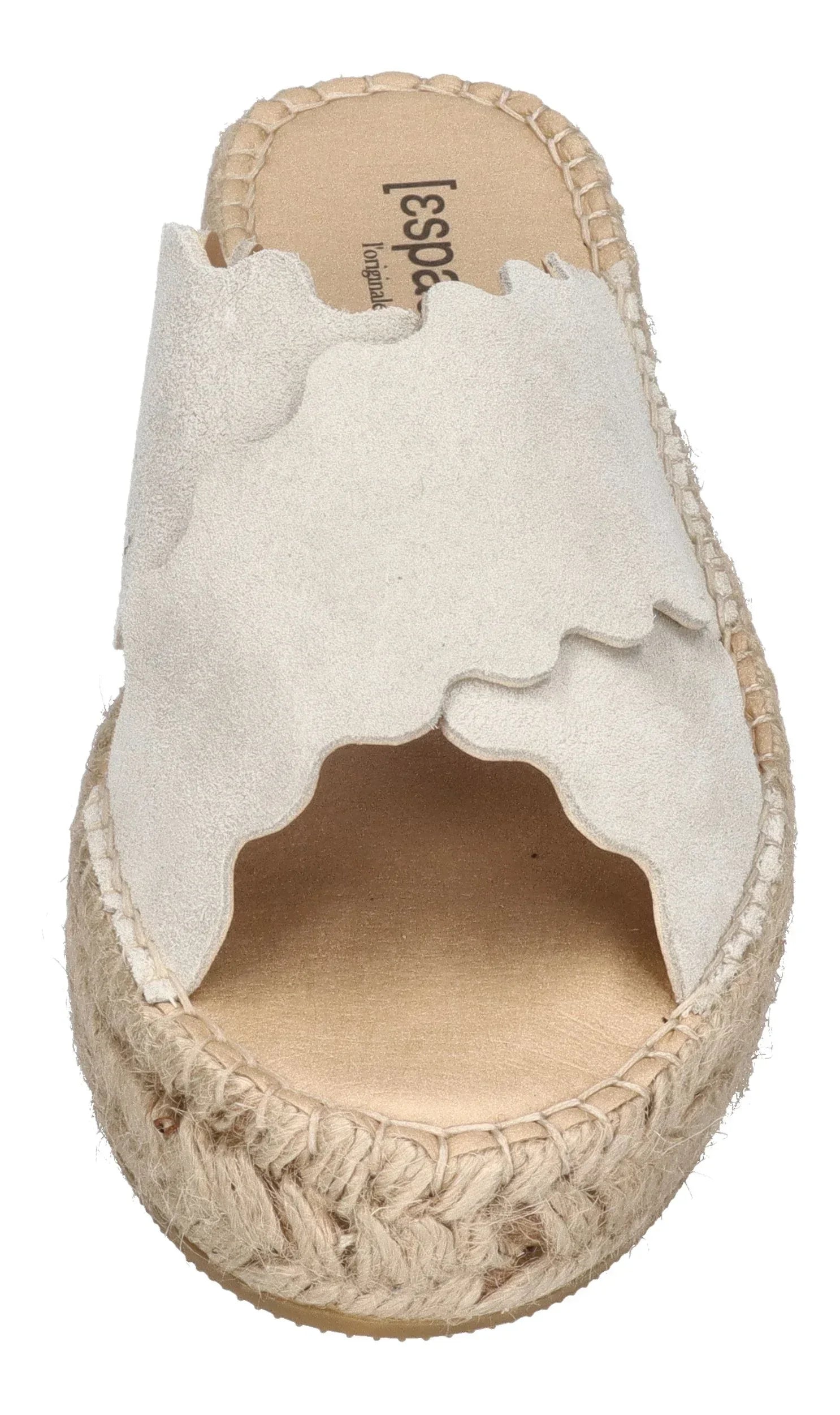 ESPADRIJ L'ORIGINALE Damen Pantoletten LYON CROISETTE VELOUR sand