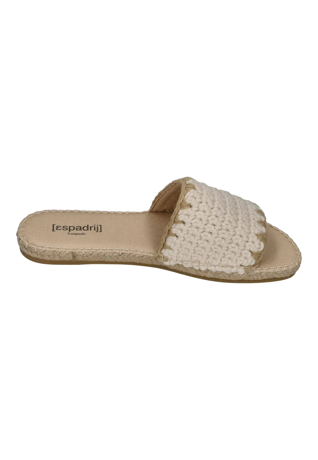 ESPADRIJ L'ORIGINALE Damen Pantoletten PLAGE CHROCHET nature