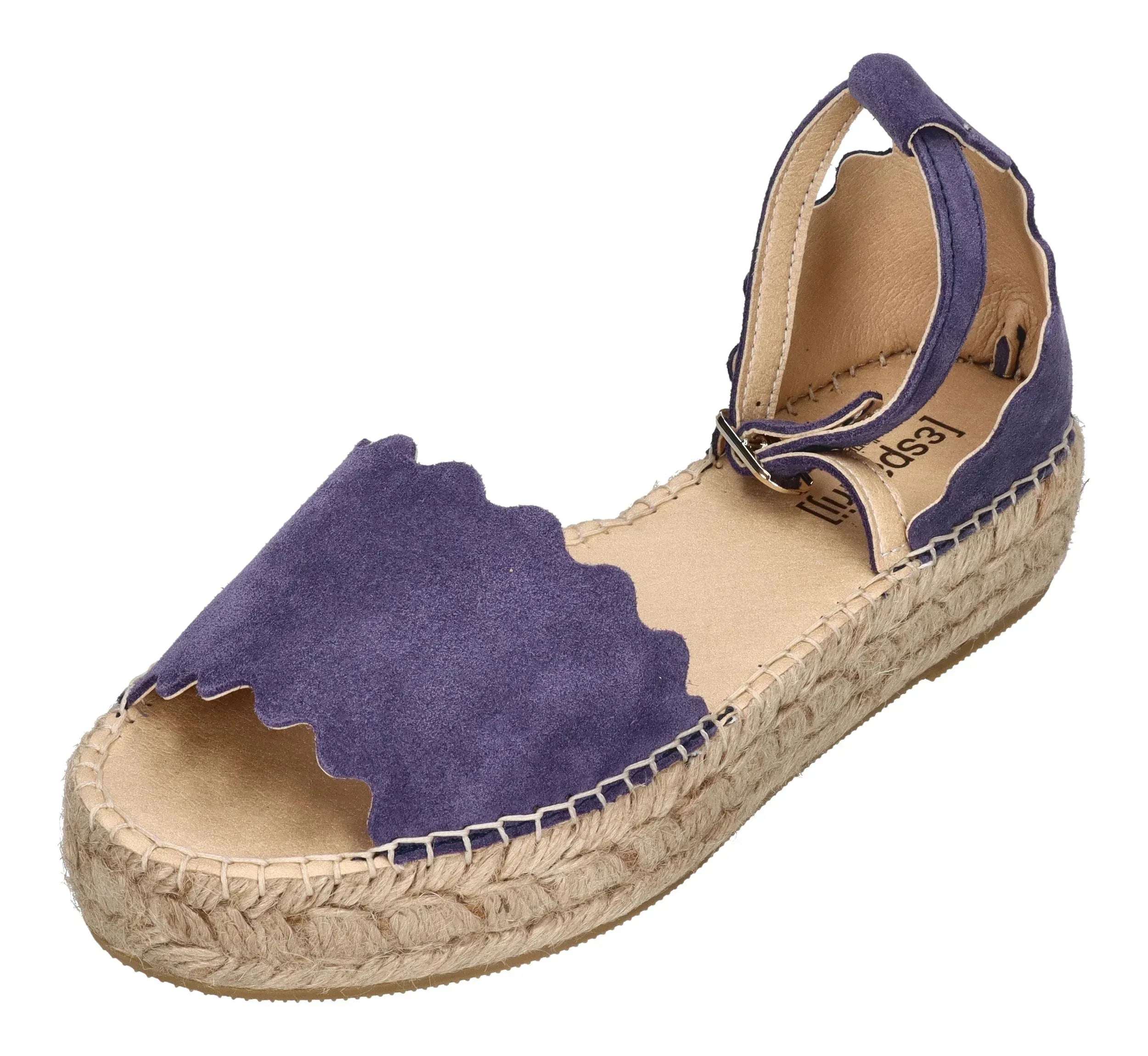 ESPADRIJ L'ORIGINALE Damen Plateausandaletten - LYON - dusty blue