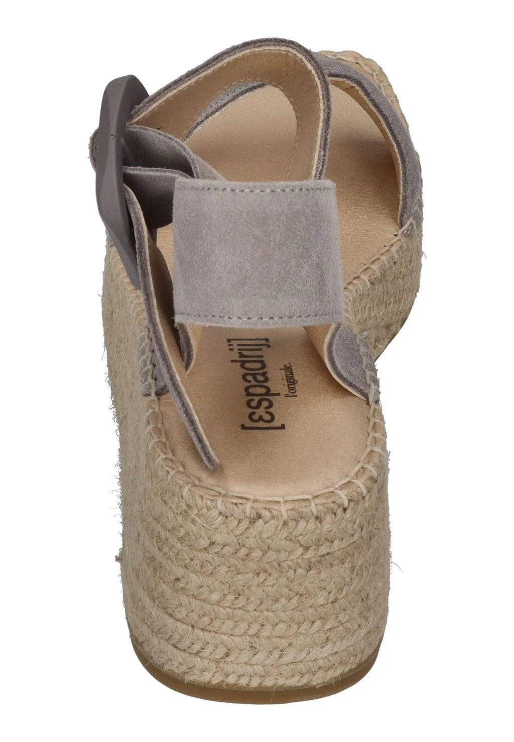 ESPADRIJ L'ORIGINALE Damen Sandalette BETTY MONO HIGH stone