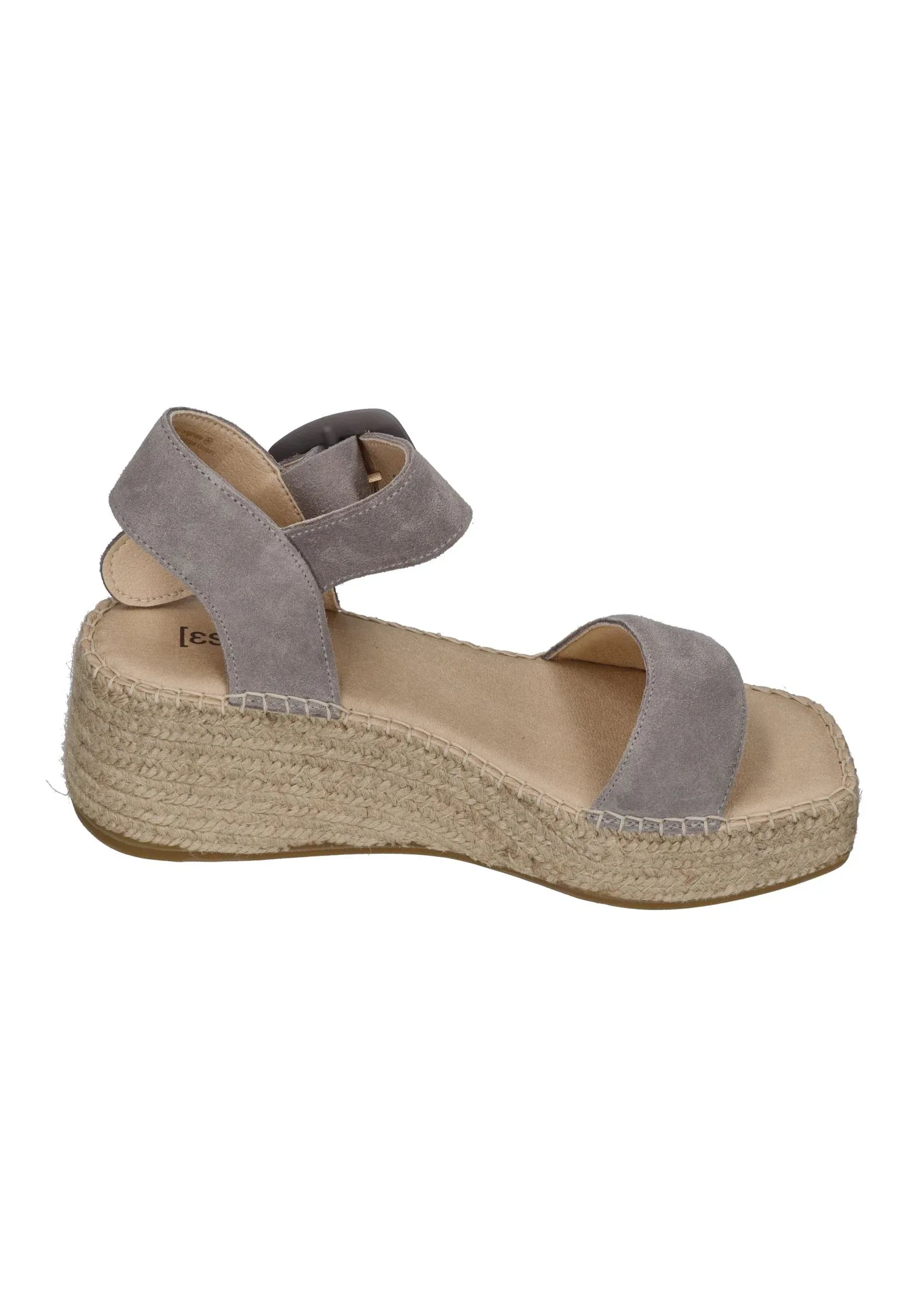 ESPADRIJ L'ORIGINALE Damen Sandalette BETTY MONO HIGH stone