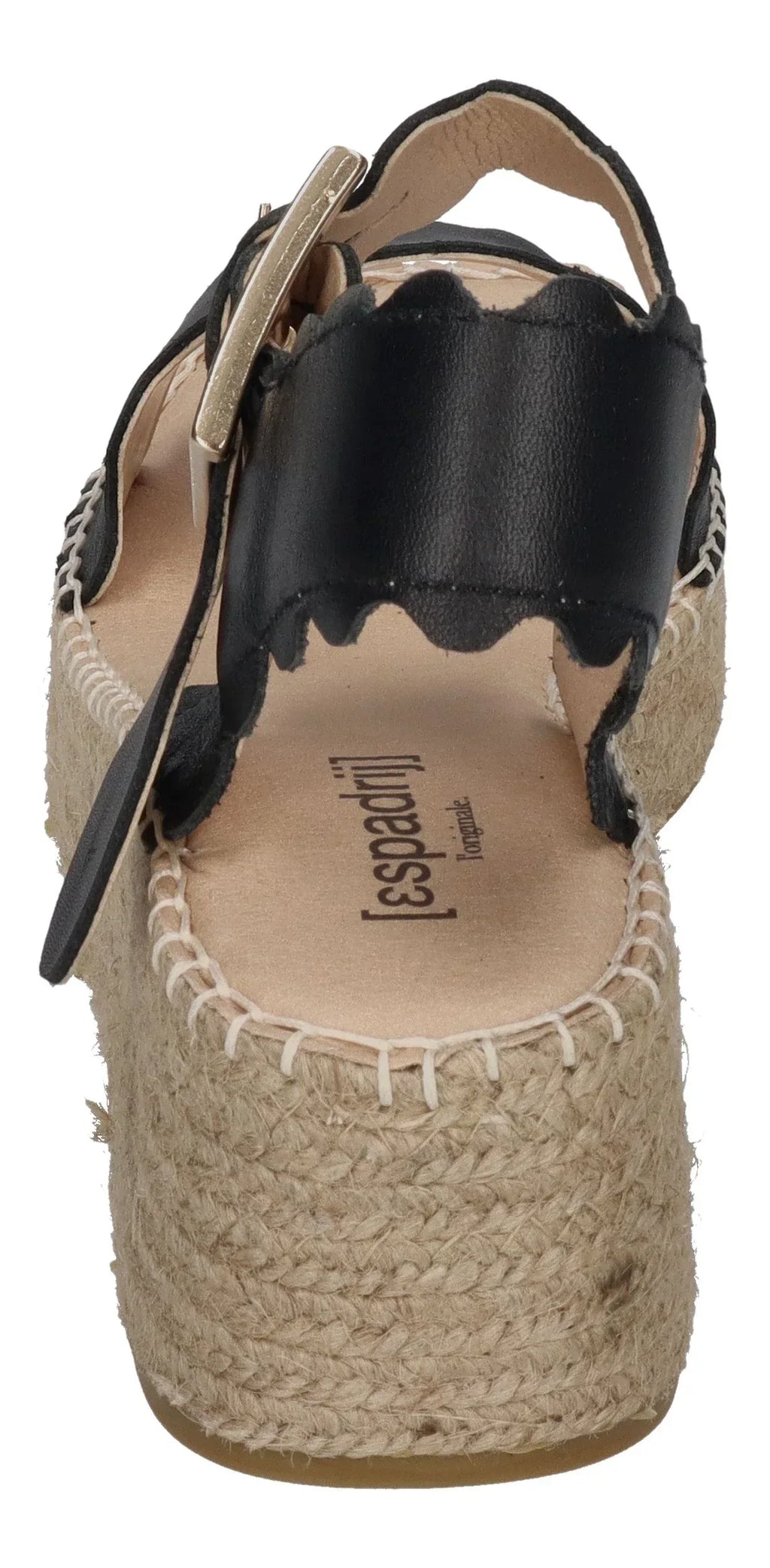 ESPADRIJ L'ORIGINALE Damen Sandalette - LYON HIGH - noir