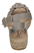 ESPADRIJ L'ORIGINALE Damen Sandalette - NIMES RUFFLE HIGH - gris