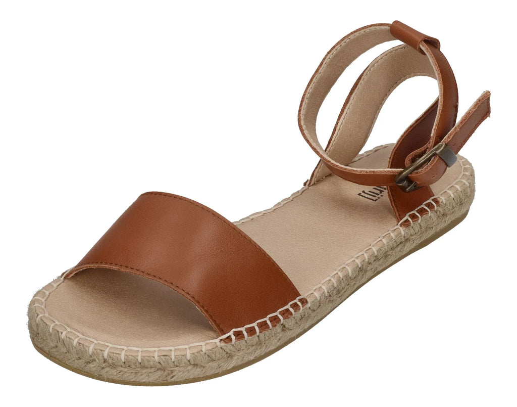 ESPADRIJ L'ORIGINALE Damen Sandalette - NIMES - cognac