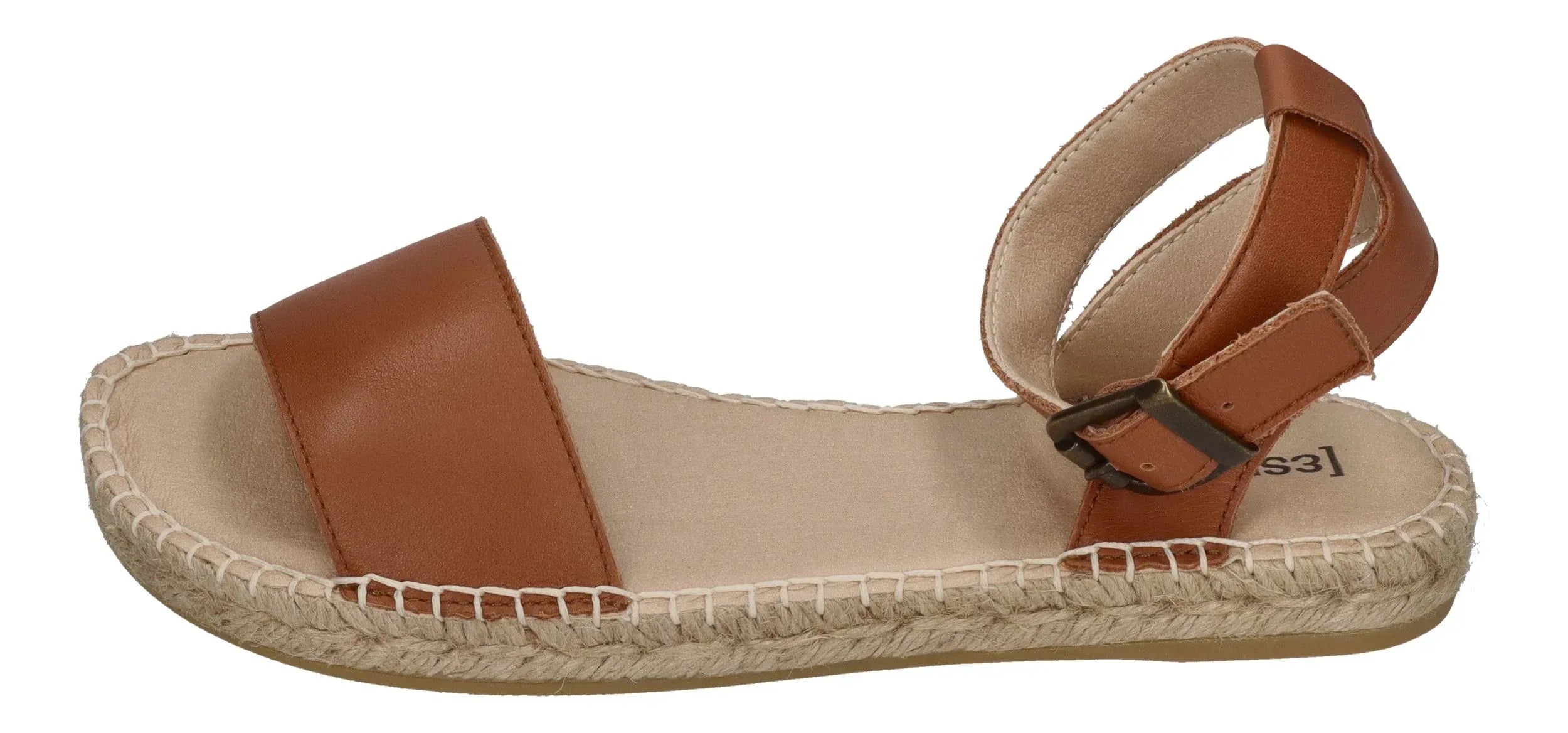 ESPADRIJ L'ORIGINALE Damen Sandalette - NIMES - cognac