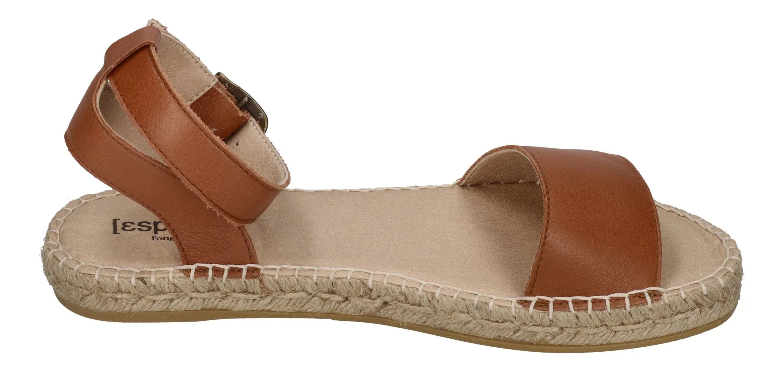 ESPADRIJ L'ORIGINALE Damen Sandalette - NIMES - cognac