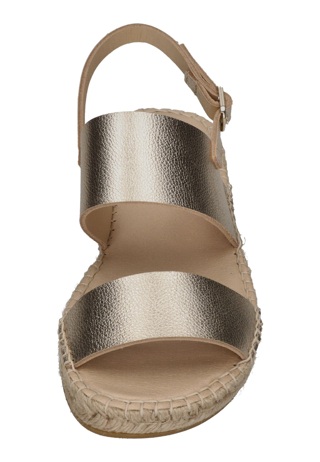 ESPADRIJ L'ORIGINALE Damen Sandalette ROMAIN PLATINUM gold