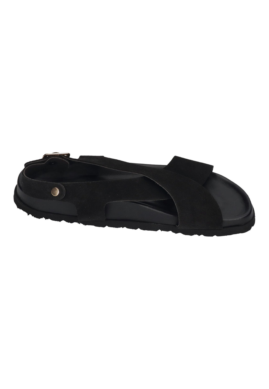 ESPADRIJ L'ORIGINALE Damen Sandalette ROMAIN VELOUR SANDAL noir